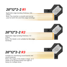 Load image into Gallery viewer, R1/R2/R3 Woodworking Arc Trimming Machine Deburring Manual Chamfering Device Woodworking Tools
