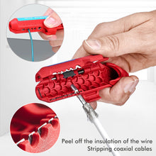 Load image into Gallery viewer, 1PC Multi-Functional Curved Handle Wire Stripper Quick Wire Cutting Tool Specially Designed For Electricians

