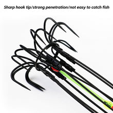 Load image into Gallery viewer, 1PC Luminous Leatherjacket Fish Hook With Bait Cage Anti-Hanging Bottom Upside-Down Umbrella-Shaped Fishhook Fishing Gear
