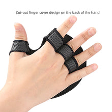 Load image into Gallery viewer, 1Pair Four-Finger Fitness Hand Protectors Abrasionproof Prevent Calluses Palm Pad For Deadlifts And Bench Press
