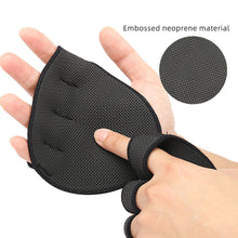 Load image into Gallery viewer, 1Pair Four-Finger Fitness Hand Protectors Abrasionproof Prevent Calluses Palm Pad For Deadlifts And Bench Press
