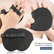 Load image into Gallery viewer, 1Pair Four-Finger Fitness Hand Protectors Abrasionproof Prevent Calluses Palm Pad For Deadlifts And Bench Press
