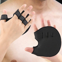 Load image into Gallery viewer, 1Pair Four-Finger Fitness Hand Protectors Abrasionproof Prevent Calluses Palm Pad For Deadlifts And Bench Press

