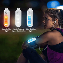 Load image into Gallery viewer, Multi-Functional Outdoor Night Running Three-Color Illuminated Light Arm Band Alarm Safety Warning Light For Night Cycling And Running
