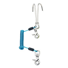 Load image into Gallery viewer, 1PC 316 Stainless Steel Diving Double-Head Flow Hook Corrosion-Resistant Retractable Spring Hook For Deep Diving
