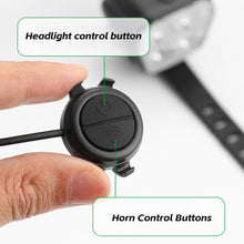 Load image into Gallery viewer, Bicycle Riding Horn Light High And Low Four-Bead Night Riding Warning Light High-Decibel Line-Controlled Horn
