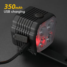 Load image into Gallery viewer, Bicycle Riding Horn Light High And Low Four-Bead Night Riding Warning Light High-Decibel Line-Controlled Horn
