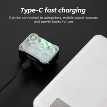 Load image into Gallery viewer, 1PC LED High-Brightness Bicycle Front And Rear Lights Multi-Mode Night Riding Safety Warning Lights Type-C Fast Charging
