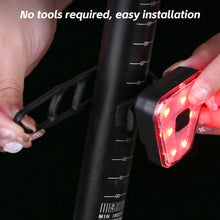 Load image into Gallery viewer, Mountain Bike High-Brightness Riding Taillight Strap Fixed 360° Rotatable Multi-Mode Riding Warning Light
