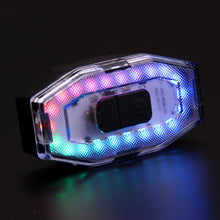 Load image into Gallery viewer, Mountain Bike High-Brightness Seven-Color Taillights Night Riding Safety Warning Lights USB Charging Riding Equipment
