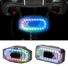 Load image into Gallery viewer, Mountain Bike High-Brightness Seven-Color Taillights Night Riding Safety Warning Lights USB Charging Riding Equipment
