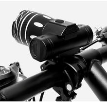 Load image into Gallery viewer, Bicycle Aluminum Alloy Retractable Zoom Headlights High-Brightness Night Riding Warning Lights USB Charging Outdoor Cycling Equipment

