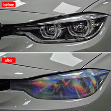Load image into Gallery viewer, 30cm x 50cm/100cm/150cm/200cm/300cm Car Headlight Taillight Light Tint Vinyl Film Sticker Lamp Film Decoration
