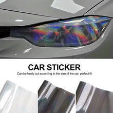 Load image into Gallery viewer, 30cm x 50cm/100cm/150cm/200cm/300cm Car Headlight Taillight Light Tint Vinyl Film Sticker Lamp Film Decoration
