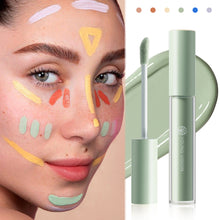Load image into Gallery viewer, Colorful Liquid Foundation Facial Repair Liquid To Modify Facial Defects 6 Color Women's Daily Portable Cosmetics
