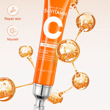 Load image into Gallery viewer, Vitamin C Eye Cream Anti Dark Circles Eyes Bags Remover Moisturizing Brightening Firming Skin Care Products for Eyes
