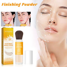 Load image into Gallery viewer, Protective Makeup Setting Powder Light Sweat Resistant Durable Oil Control Waterproof Concealer Makeup Free Natural Makeup Setting Powder
