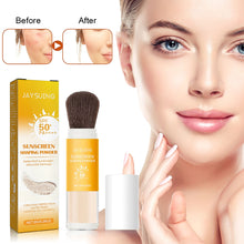 Load image into Gallery viewer, Protective Makeup Setting Powder Light Sweat Resistant Durable Oil Control Waterproof Concealer Makeup Free Natural Makeup Setting Powder
