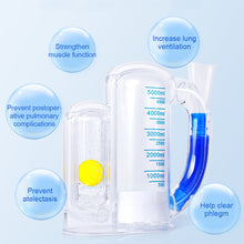Load image into Gallery viewer, 5000ml Respiratory Training Lung Capacity Training Physical Measurement Middle-aged Elderly Pulmonary Function Rehabilitation Training Daily Exercise Device
