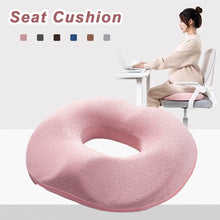 Load image into Gallery viewer, Hemorrhoid Pad Office Cushion Hollow Breathable Fart Pad Popular Product Beautiful Buttocks Tail Vertebrae Donut Cushion
