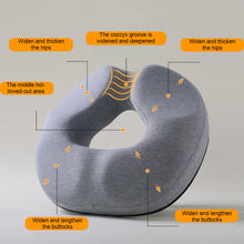 Load image into Gallery viewer, Memory Cotton Hemorrhoid Pad Office Cushion Sitting No Collapsing Summer Breathable Chair Fart Pad Beautiful Buttocks Coccyx Cushion

