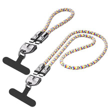 Load image into Gallery viewer, PD240W Phone Lanyard Charge Cable 2 in 1 USB-C to USB-C Super Fast Charge Data Cable Zinc Alloy Head Lanyard Fast Charging Cable
