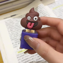 Load image into Gallery viewer, Capybara Chicken Wooden Fish Money bag Lion Fire Hot-swappable Shaft Seat Colorful Effect Shaft Button Keychain
