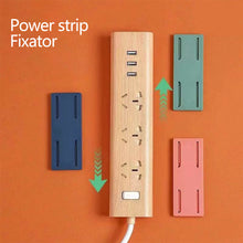 Load image into Gallery viewer, Self-Adhesive Desktop Socket Fixer Cable Organizer Wall Hanging Plug-in Removable Fixer Home Office Accessories
