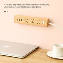 Load image into Gallery viewer, Self-Adhesive Desktop Socket Fixer Cable Organizer Wall Hanging Plug-in Removable Fixer Home Office Accessories
