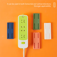 Load image into Gallery viewer, Self-Adhesive Desktop Socket Fixer Cable Organizer Wall Hanging Plug-in Removable Fixer Home Office Accessories
