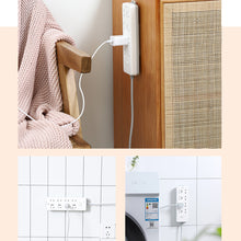 Load image into Gallery viewer, Self-Adhesive Desktop Socket Fixer Cable Organizer Wall Hanging Plug-in Removable Fixer Home Office Accessories
