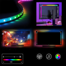Load image into Gallery viewer, Music Game Sync 24" Screen Gaming Amosphere Ambient Smart TV Monitor LED Strip Backlight Light for Computer Screen
