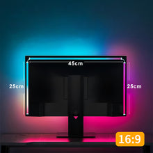 Load image into Gallery viewer, Music Game Sync 24" Screen Gaming Amosphere Ambient Smart TV Monitor LED Strip Backlight Light for Computer Screen
