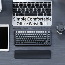 Load image into Gallery viewer, Gaming Keyboard Wrist Rest Pad Ergonometric Memory Foam Anti-Slip Rubber Stable Base Palm Rest 81 Keys Keyboard Hand Support
