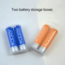 Load image into Gallery viewer, Portable 18650 Battery Storage Box Hard Case Holder Rechargeable Battery Power Box 18650 Battery Case
