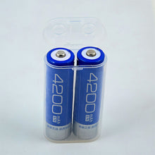 Load image into Gallery viewer, Portable 18650 Battery Storage Box Hard Case Holder Rechargeable Battery Power Box 18650 Battery Case
