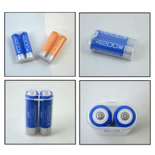 Load image into Gallery viewer, Portable 18650 Battery Storage Box Hard Case Holder Rechargeable Battery Power Box 18650 Battery Case
