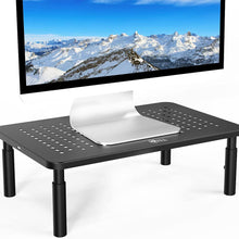 Load image into Gallery viewer, Adjustable Desk Monitor Rack Holder PC Screen Stand Desktop Computer Display Stand For Office Studio Working Study Students
