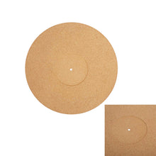 Load image into Gallery viewer, 12in Record Pad Soft Cork Anti-Static Vinyl Mat Turntable Slipmat Pad Diameter 297mm Audio Controller Phonograph Accessories
