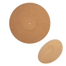 Load image into Gallery viewer, 12in Record Pad Soft Cork Anti-Static Vinyl Mat Turntable Slipmat Pad Diameter 297mm Audio Controller Phonograph Accessories
