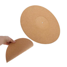 Load image into Gallery viewer, 12in Record Pad Soft Cork Anti-Static Vinyl Mat Turntable Slipmat Pad Diameter 297mm Audio Controller Phonograph Accessories
