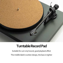 Load image into Gallery viewer, 12in Record Pad Soft Cork Anti-Static Vinyl Mat Turntable Slipmat Pad Diameter 297mm Audio Controller Phonograph Accessories
