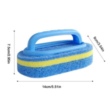 Load image into Gallery viewer, 3PCS Sponge Cleaning Brush With Handle Bathtub Tile Scrub Brush Kitchen Bathroom Cleaning Sponge Brush Household Cleaning Supplies
