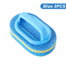 Load image into Gallery viewer, 3PCS Sponge Cleaning Brush With Handle Bathtub Tile Scrub Brush Kitchen Bathroom Cleaning Sponge Brush Household Cleaning Supplies
