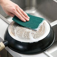 Load image into Gallery viewer, 10PCS Dishwashing Cleaning Sponge Scrub Pads Oil Removal Dishwashing Rub Pot Pads Scratch Free Reusable Cuttable Cleaning Dishrag
