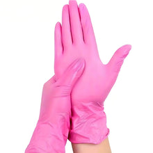Load image into Gallery viewer, 50/20PCS Light Pink Disposable Nitrile Gloves Waterproof Anti-static Durable Light Pink Gloves For Kitchen Cooking Tools
