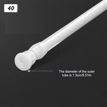 Load image into Gallery viewer, Multi Purpose Spring Tension Curtain Rods Adjustable Length Hanging Extendable Telescopic Poles for Bathroom Kitchen Cupboard No Drill
