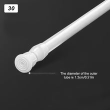 Load image into Gallery viewer, Multi Purpose Spring Tension Curtain Rods Adjustable Length Hanging Extendable Telescopic Poles for Bathroom Kitchen Cupboard No Drill
