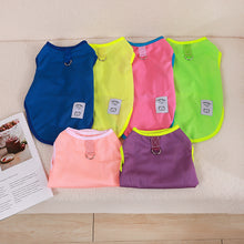 Load image into Gallery viewer, M-2XL Summer Pet Cat Vest Pet Puppy Dog Clothes Breathable with Traction Buckle for Small Dogs Teddy Dog Vest Pet Clothing
