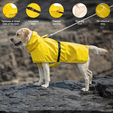 Load image into Gallery viewer, XL-7XL Waterproof Pet Dog Clothes Raincoats With Reflective Strip Dogs Rain Coat Outdoor Jackets Pet Supplies
